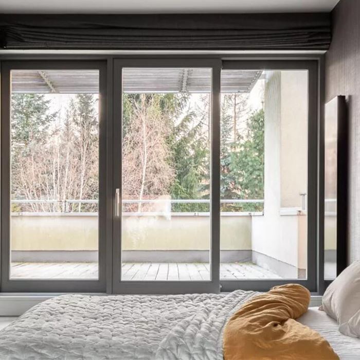 Anodised Aluminium Sliding Doors