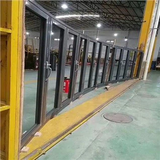 Portes corredisses dobles d'alumini