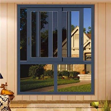 Finestres d'alumini gris