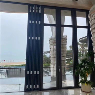 Portes franceses plegables d'alumini